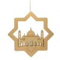 HÄNGDEKOR GULD MOSKE