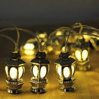 20 LED LJUSSLINGA SMÅ LYKTOR 3M